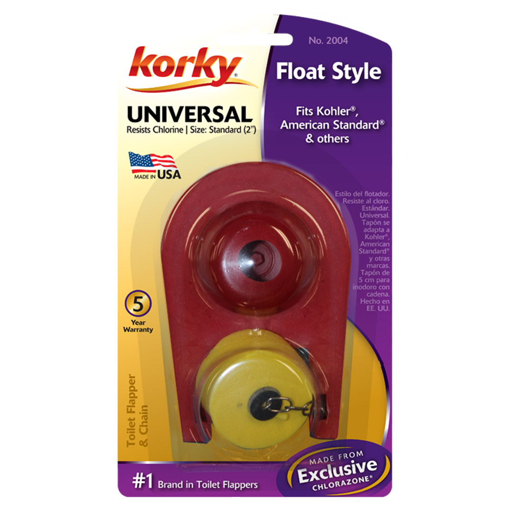 2" Float Style Toilet Flapper Korky